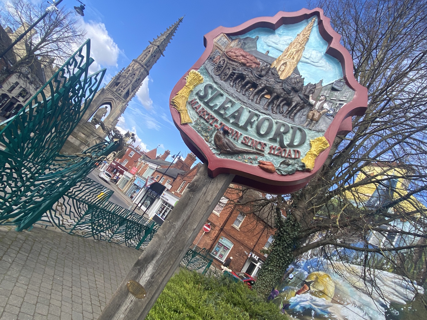 An image of the town sign